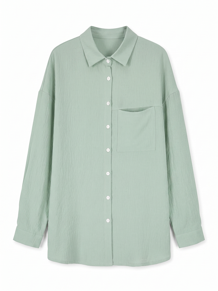 Chemisier Vintage Ample Pomme