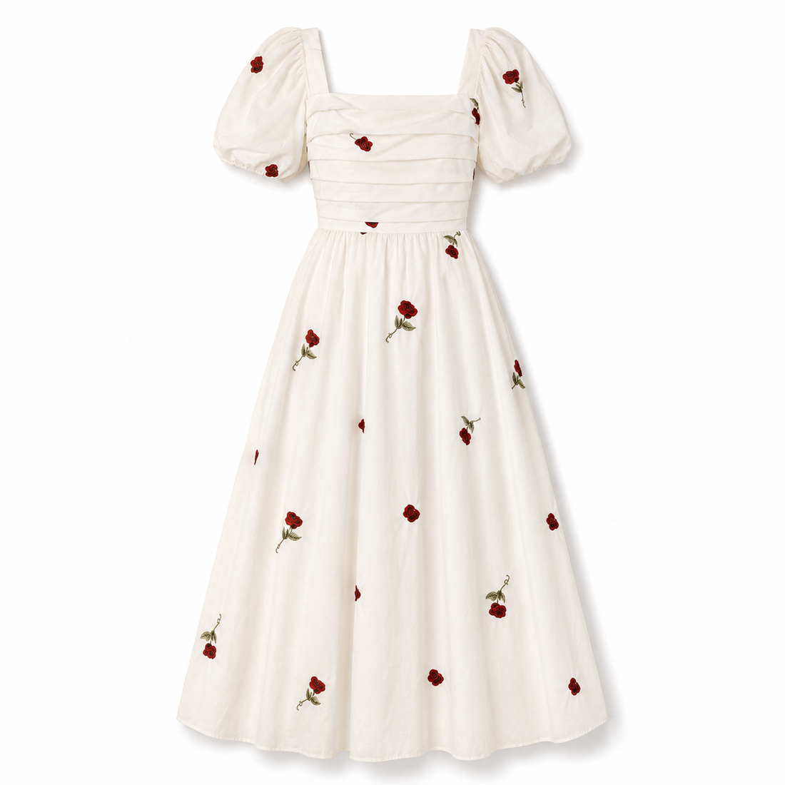 Robe Vintage Grande Taille Années 50 Blanc