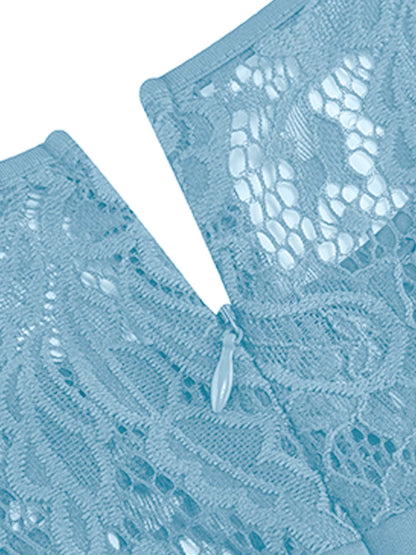 Robe Guinguette Bleue