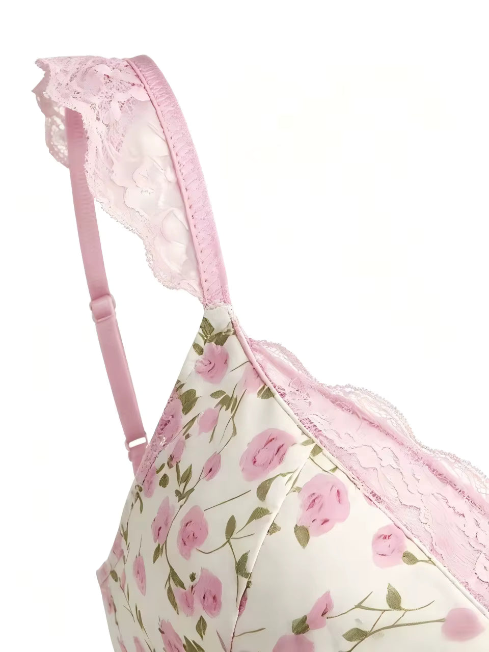 Haut Vintage Bustier Rose