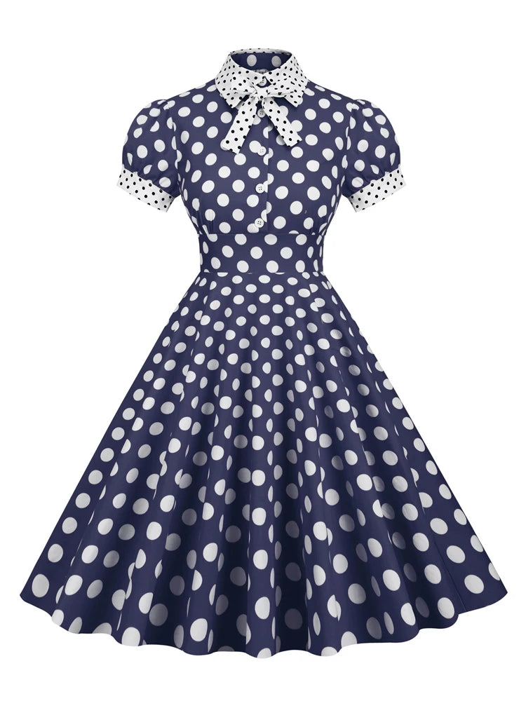 Robe Guinguette a Pois