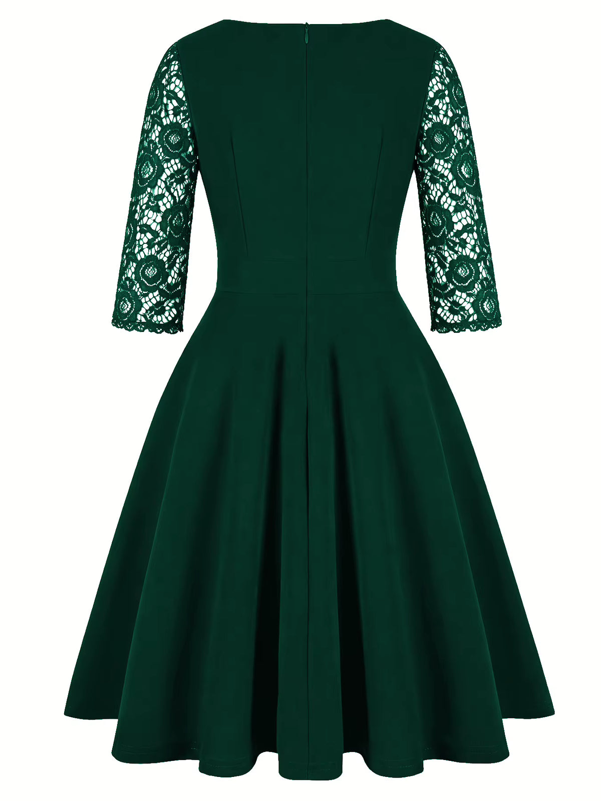 Robe Vintage Années 40 Créateur Vert