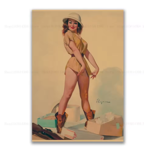 Affiche Elvgren Vintage