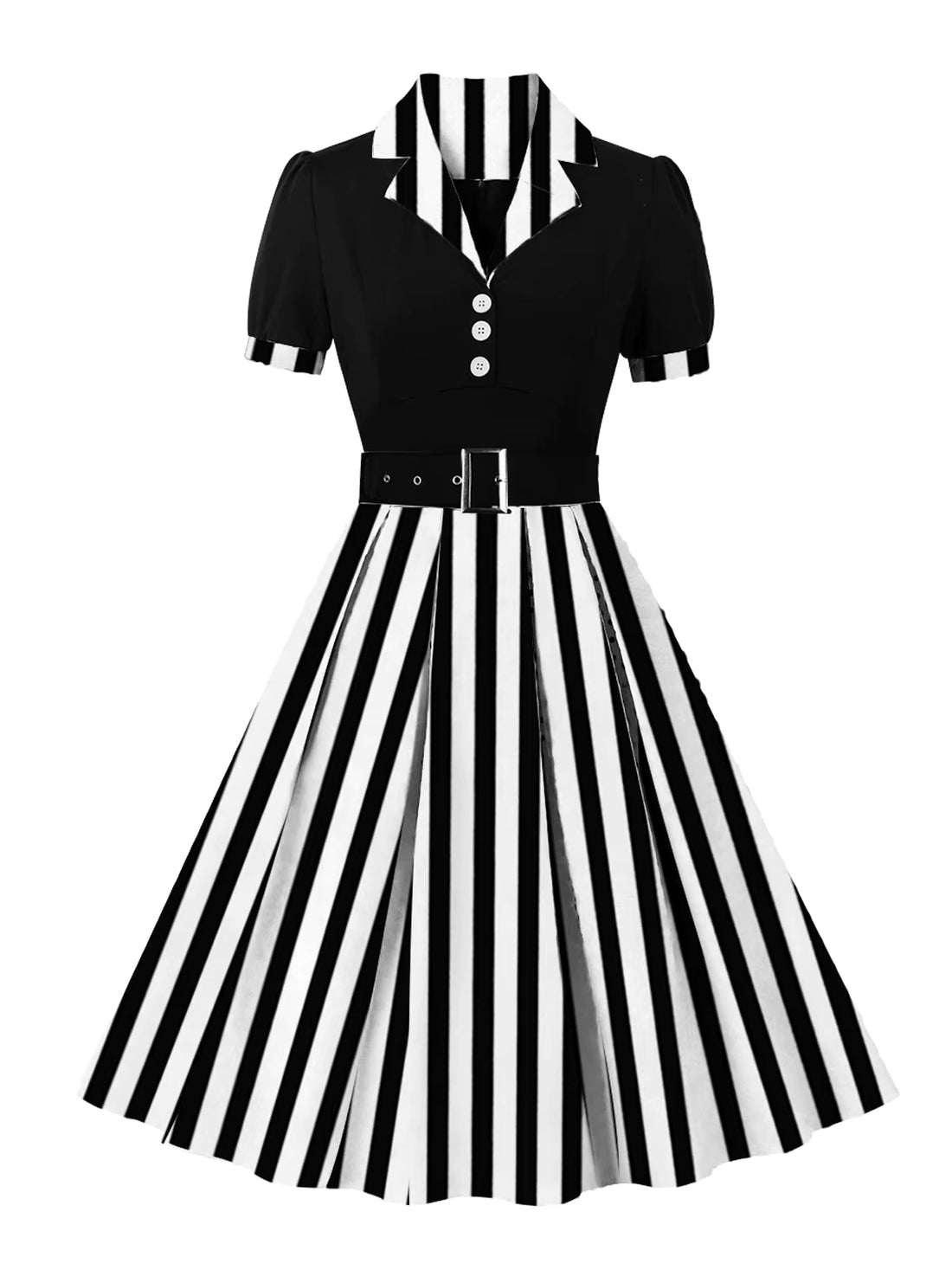 Robe Américaine Année 50 Noire