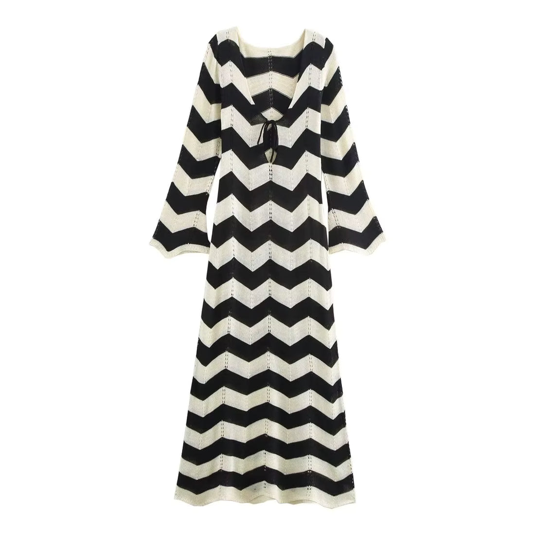 Robe Des Années 70 Rayée