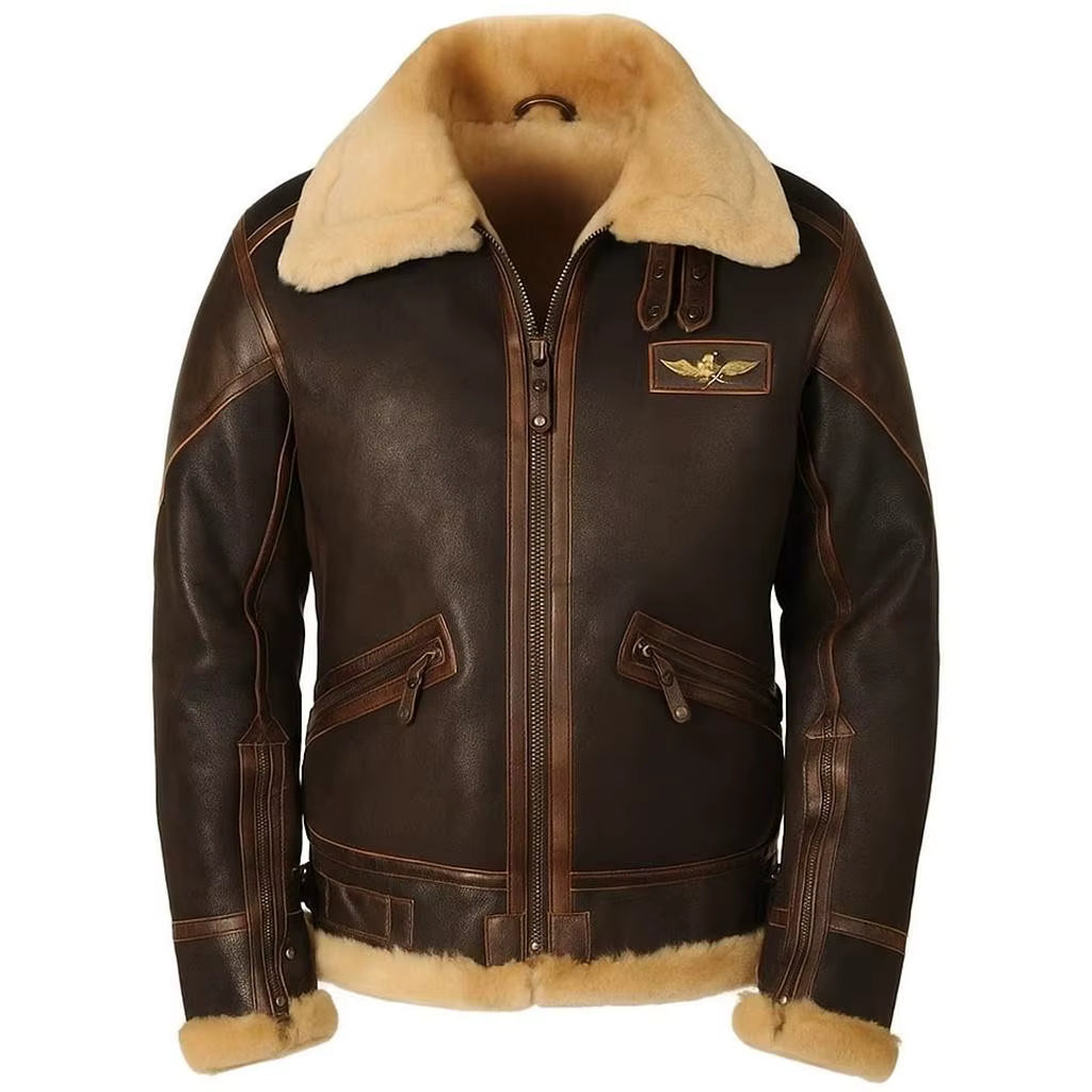 Blouson Aviateur Cuir Mouton