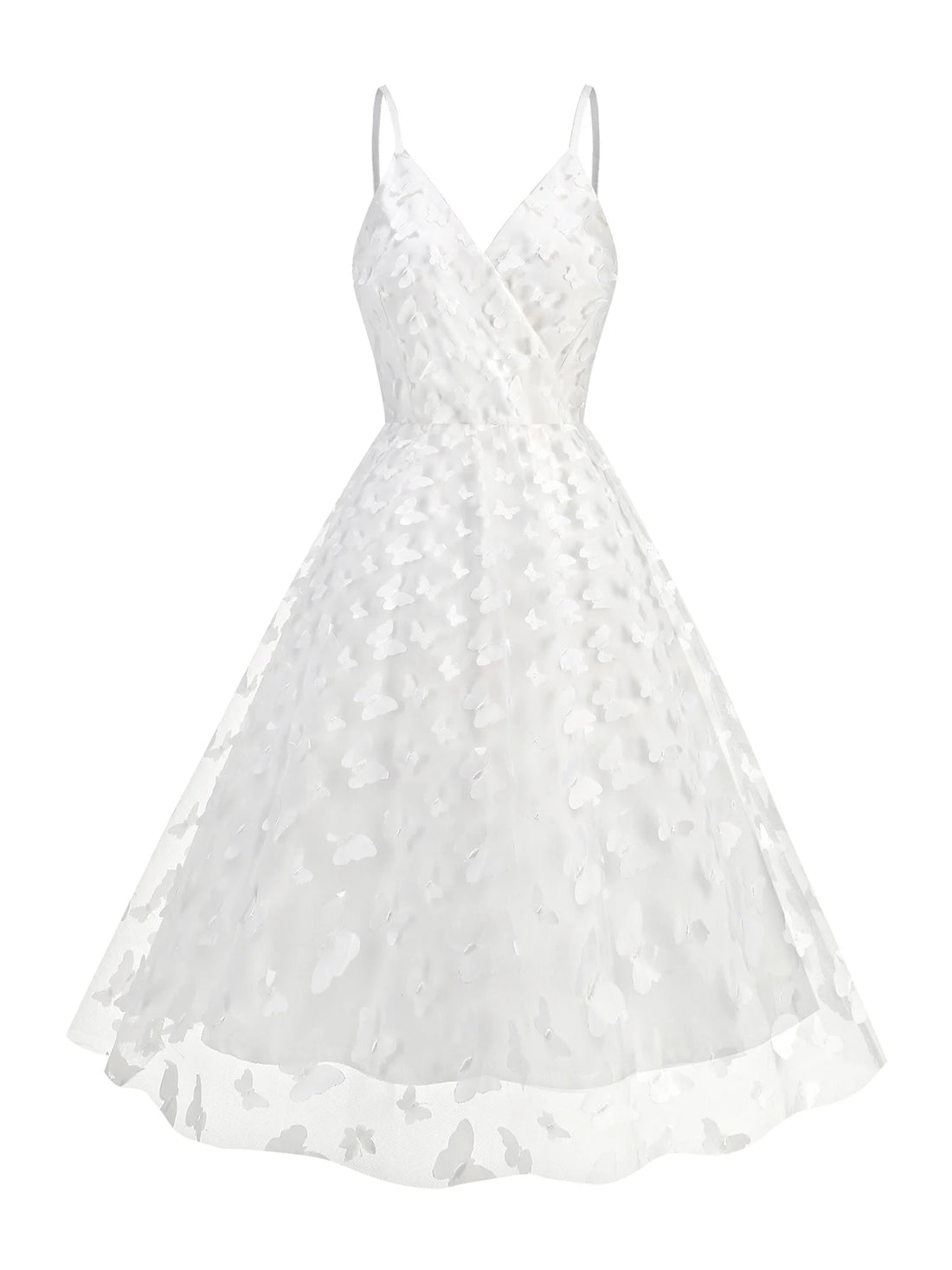 Robe Vintage Trapeze Blanc