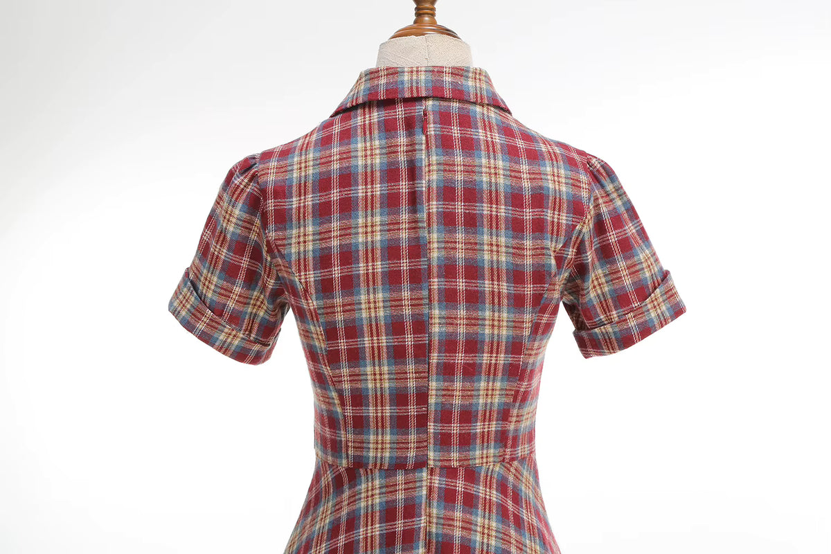 Robe Style Année 50 Rouge
