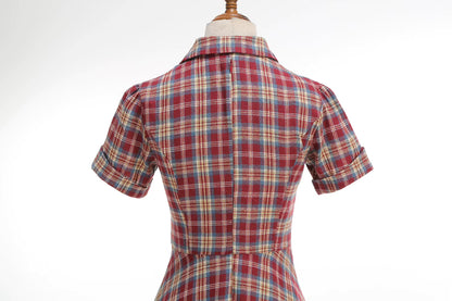 Robe Style Année 50 Rouge