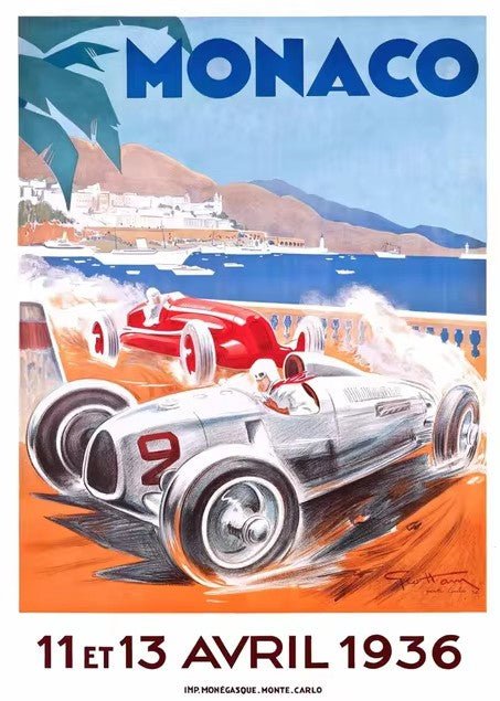 Affiche Auto Vintage - Louise Vintage