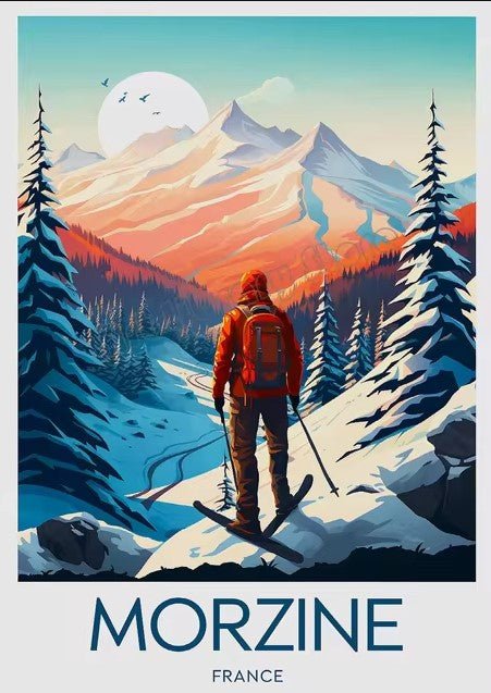 Affiche Vintage Morzine - Louise Vintage