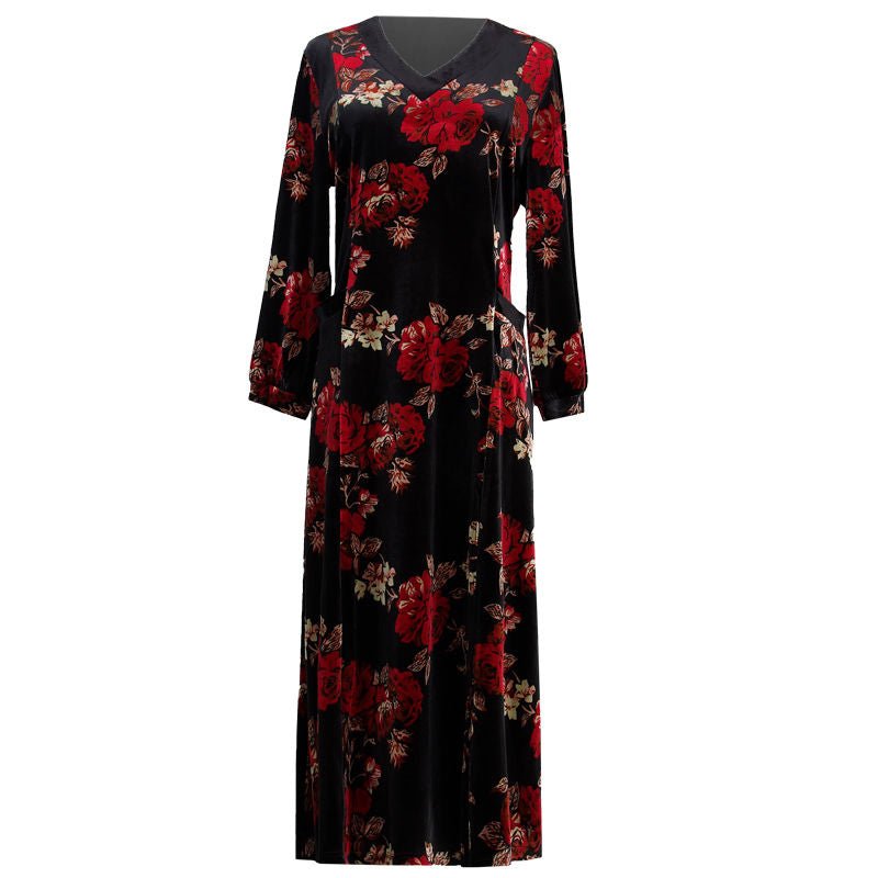 Année 70 Robe Fleurs - Louise Vintage