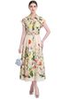 Années 40 Robe Vintage Fleurie - Louise Vintage