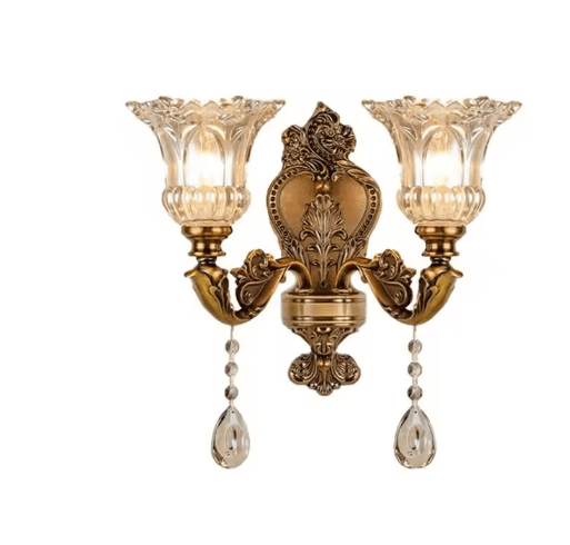 Applique Murale Ancienne Vintage Double - Louise Vintage