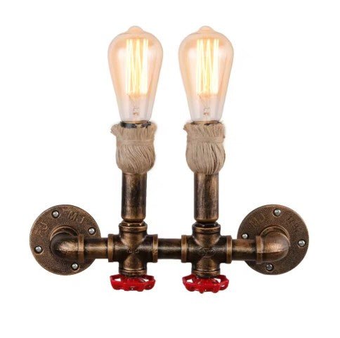 Applique Murale Industrielle Vintage Double Ampoule - Louise Vintage