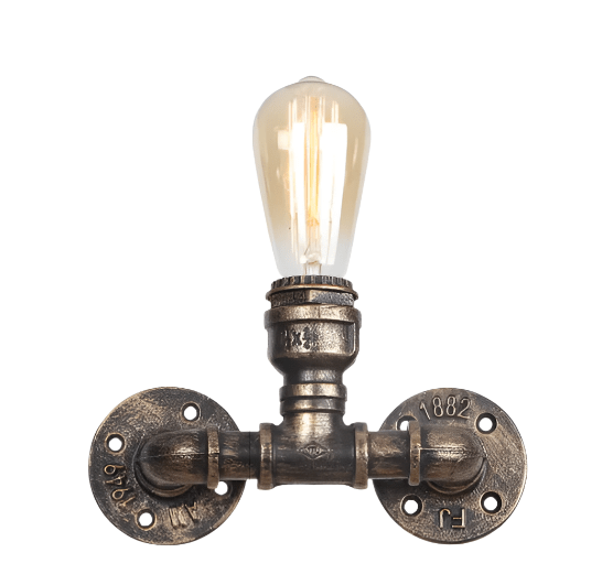 Applique Murale Industrielle Vintage Double Fixation - Louise Vintage