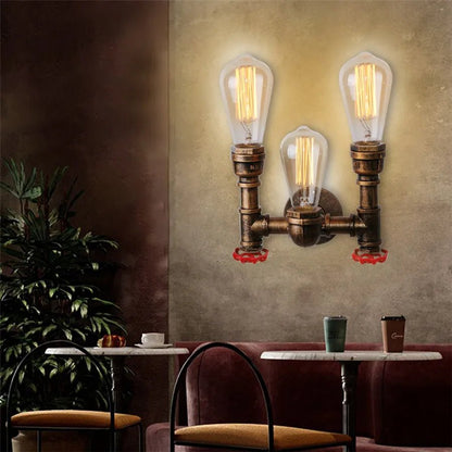Applique Murale Industrielle Vintage Triple - Louise Vintage