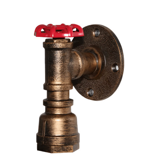 Applique Murale Laiton Vintage en T - Louise Vintage