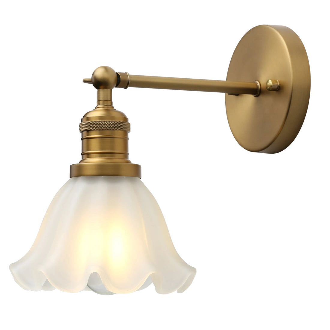 Applique Murale Verre Vintage Métal - Louise Vintage