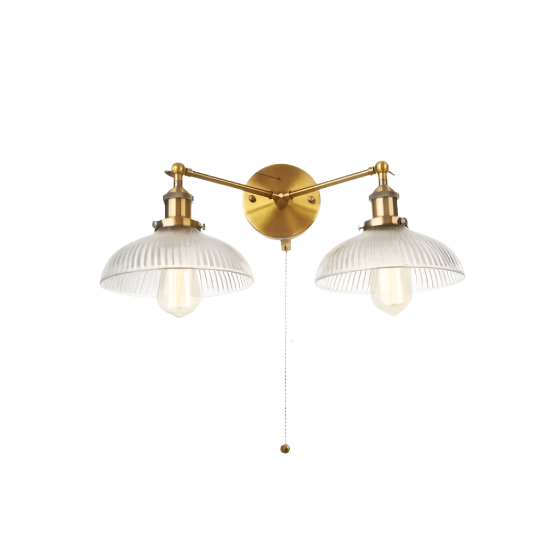 Applique Murale Vintage 2 Lampes Anciennes - Louise Vintage