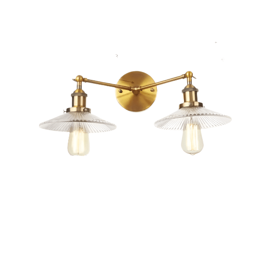 Applique Murale Vintage 2 Lampes Bar - Louise Vintage