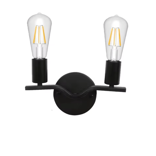 Applique Murale Vintage 2 Lampes Bulbes - Louise Vintage