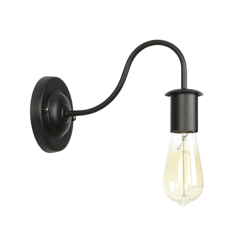 Applique Murale Vintage Coudée Noire - Louise Vintage