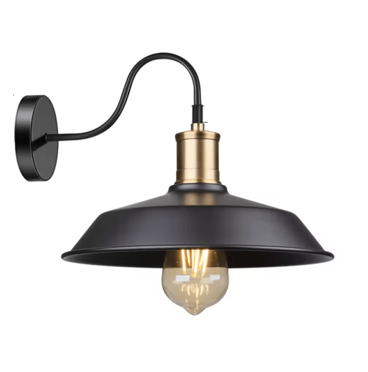 Applique Murale Vintage Noire pour Loft - Louise Vintage