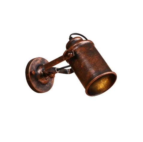 Applique Murale Vintage Spot Ajustable Rouille - Louise Vintage