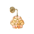 Applique Murale Vintage Verre Fleur Rose - Louise Vintage