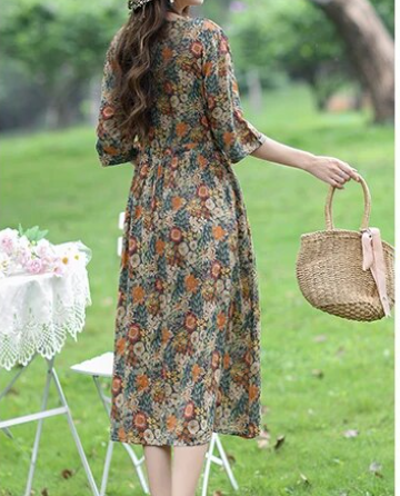 Robe Années 70 Hippie Liberty