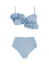 Bikini Taille Haute Vintage Bleu ciel - Louise Vintage