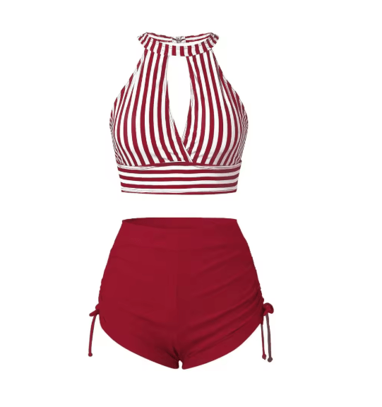 Bikini Taille Haute Vintage Pin Up - Louise Vintage