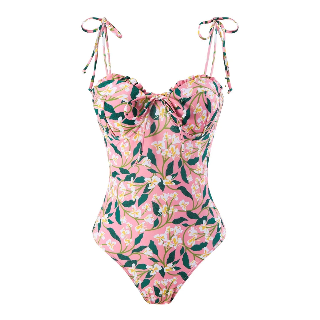 Bikini Taille Haute Vintage Rouge - Louise Vintage