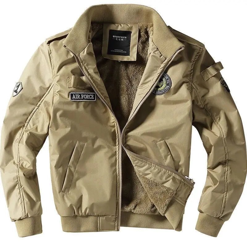 Blouson Aviateur Beige - Louise Vintage