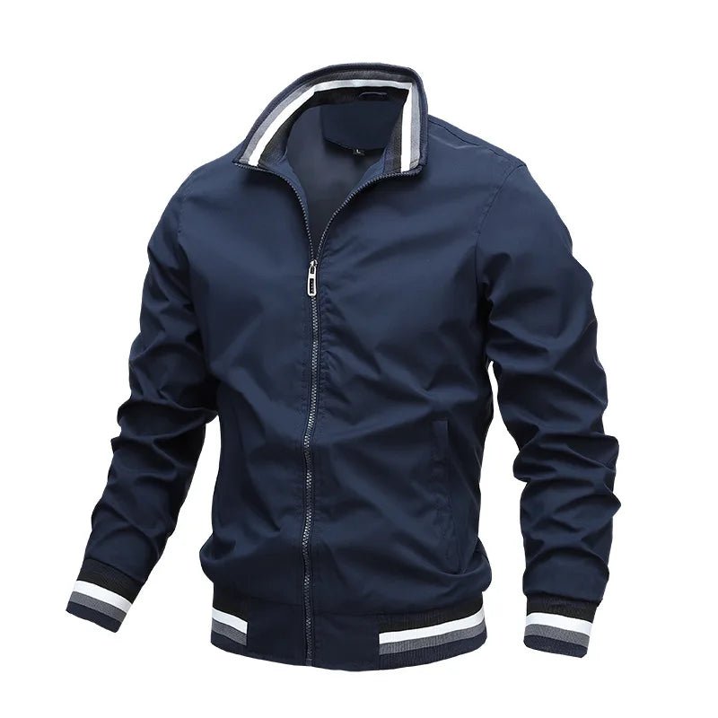 Blouson Aviateur Bleu Marine - Louise Vintage