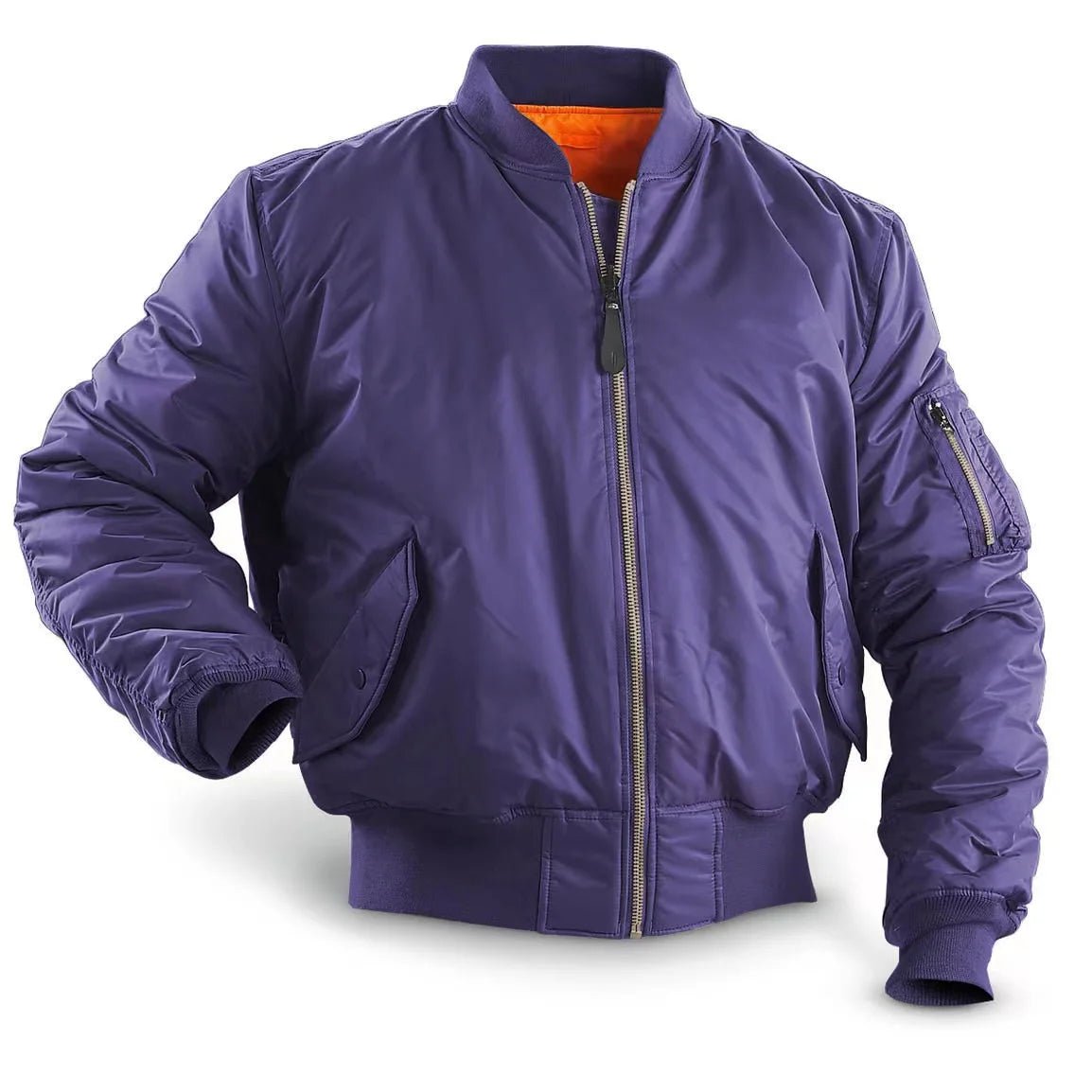 Blouson Aviateur Bombers Violet - Louise Vintage