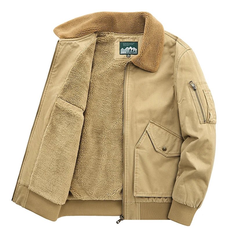 Blouson Aviateur Col Mouton - Louise Vintage