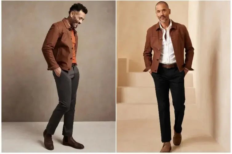 Blouson Aviateur Daim Camel - Louise Vintage