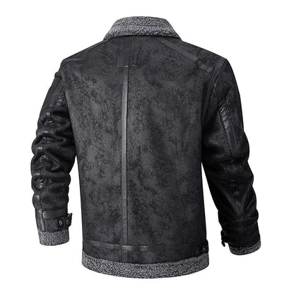 Blouson Aviateur Suedine Homme - Louise Vintage