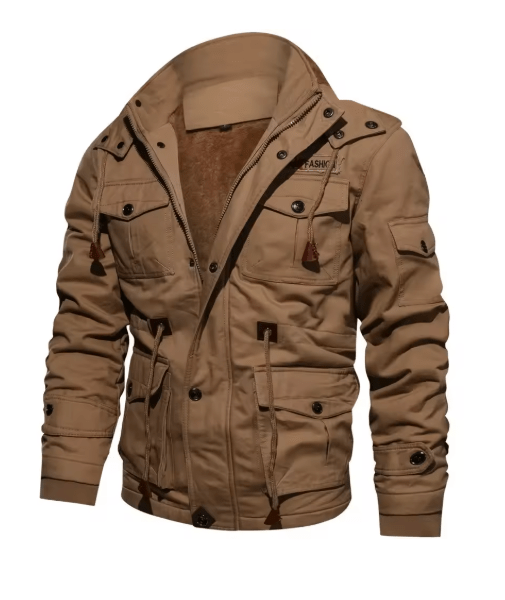 Blouson Aviateur Vintage Homme Kaki - Louise Vintage