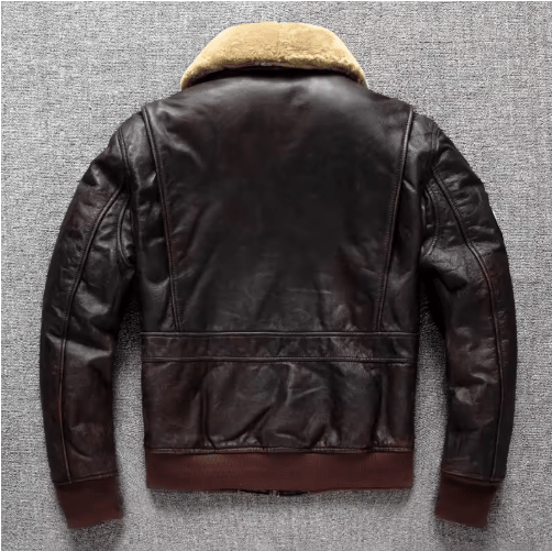Blouson Cuir Aviateur Américain - Louise Vintage
