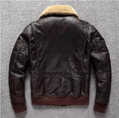 Blouson Cuir Aviateur Américain - Louise Vintage