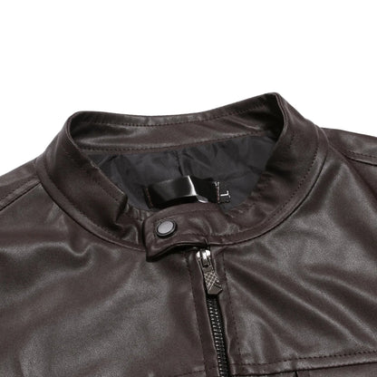 Blouson Homme Aviateur Café - Louise Vintage
