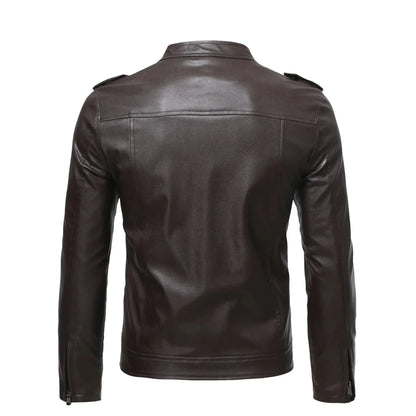 Blouson Homme Aviateur Café - Louise Vintage