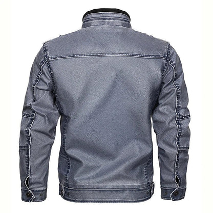Blouson Homme Aviateur Gris - Louise Vintage