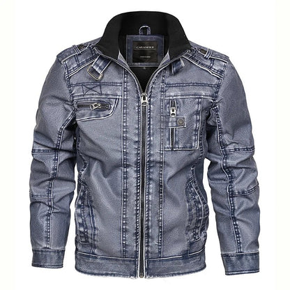 Blouson Homme Aviateur Gris - Louise Vintage
