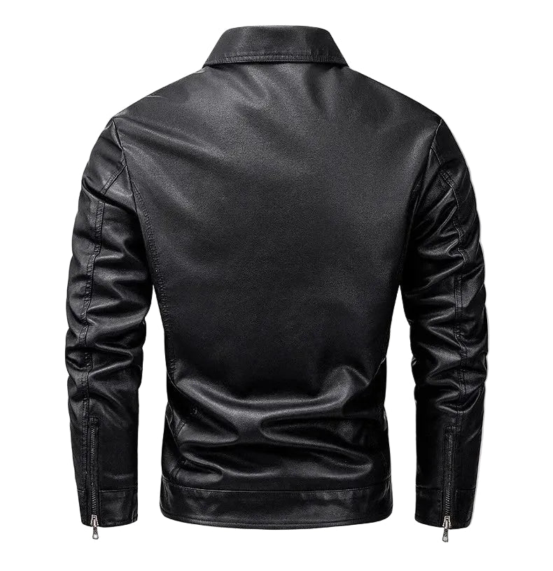 Blouson Homme Aviateur Noir - Louise Vintage