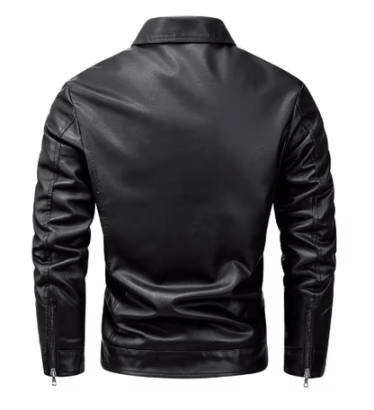 Blouson Homme Aviateur Noir - Louise Vintage