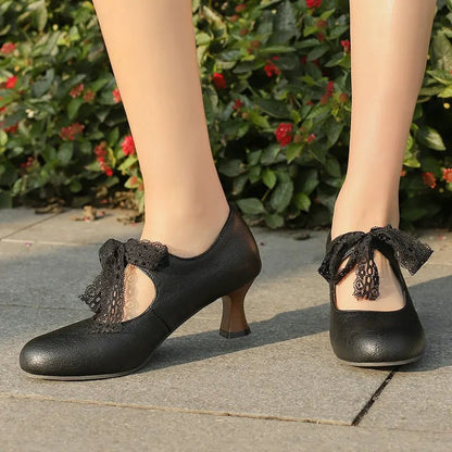 Chaussures Année 50 Femme Pas Cher Noir - Louise Vintage